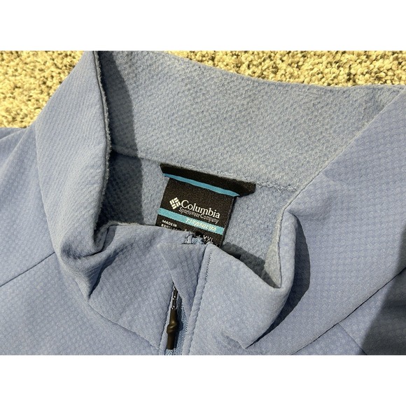 Columbia Men's Spectre Ridge Full Zip Tech Fleece Size XXL 2XL Blue - Picture 4 of 8
